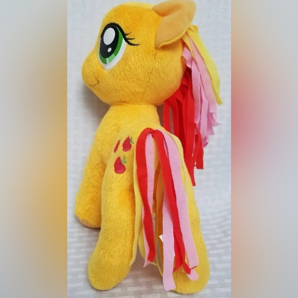 My Little Pony Apple Jack Plush Pony With Yellow Apples 12" by Hasbro - Picture 2 of 5